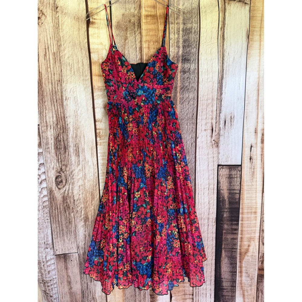 Lulus Dress Sincerely Gorgeous Floral Midi Romantic Feminine Summer Spring XS